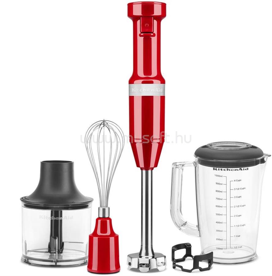 KITCHENAID Botmixer tartozékokkal (királypiros)