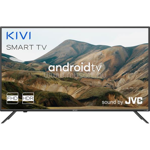 KIVI 40" (102 cm), FHD LED TV, Google Android TV 9, HDR10, DVB-T2, DVB-C, WI-FI, Google Voice Search