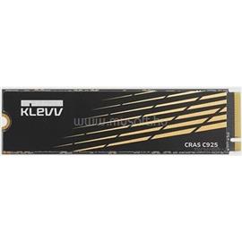 KLEVV CRAS C925 500GB PCIe x4 (4.0) NVMe M.2 2280 SSD fekete K500GM2SP0-C9T small
