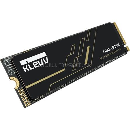 KLEVV CRAS C925G 2TB PCIe x4 (4.0) NVMe M.2 2280 SSD fekete