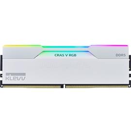 KLEVV CRAS V 64GB 6400MT/s DDR5 memória CL32 Kit of 2 fehér RGB KD5BGUA80-64A320J small