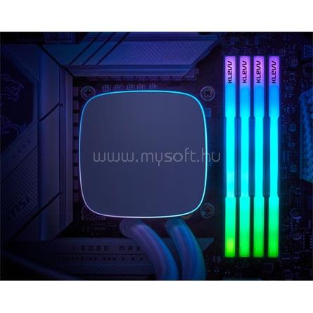 KLEVV CRAS V 64GB 6400MT/s DDR5 memória CL32 Kit of 2 fehér RGB