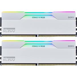 KLEVV DIMM memória 2X16GB DDR5 6000MHz CL30 fehér RGB CRAS V KD5AGUA80-60A300J small