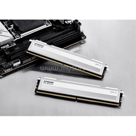 KLEVV FIT V 16GB 6000MT/s DDR5 memória CL30 fehér