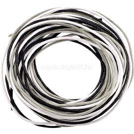 KNORR PRANDELL 1 mm 3x1,7 m fekete-fehér viaszolt zsinór KNORR_PRANDELL_212290565 small