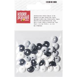KNORR PRANDELL ovális 33 darabos fekete-fehér fa gyöngy csomag KNORR_PRANDELL_216023565 small