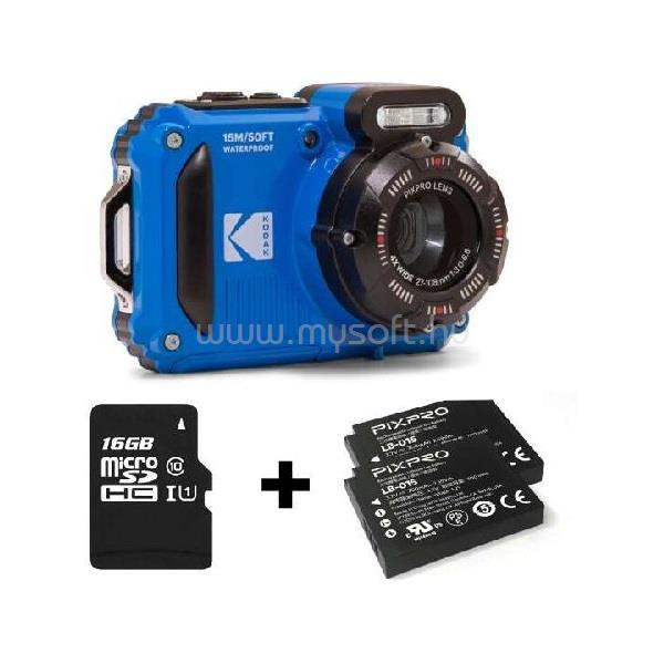KODAK Pixpro WPZ2 vízálló/porálló/ütésálló digitális kék fényképezőgép