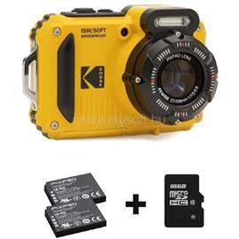 KODAK Pixpro WPZ2 vízálló/porálló/ütésálló digitális fényképezőgép (sárga) KO-WPZ2-YL6 small