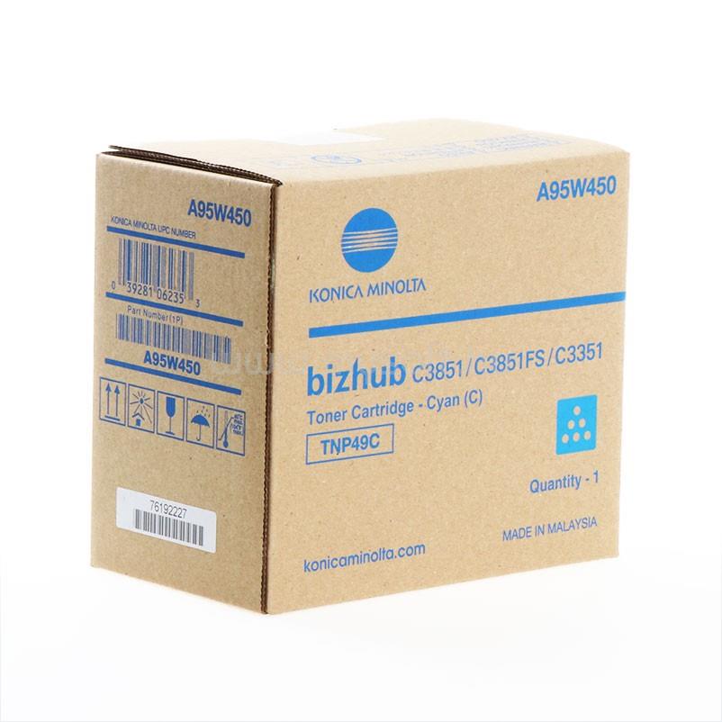 KONICA MINOLTA TNP49C toner (cián)