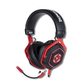 KONIX DUNGEONS & DRAGONS "D20" 7.1 vezetékes gamer headset (fekete-piros) KX-DND-GH-R20-PC small