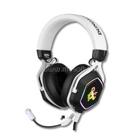 KONIX DUNGEONS & DRAGONS "Rainbow" 7.1 vezetékes gamer headset (fehér-fekete) KX-DND-GH-RBW-PC small