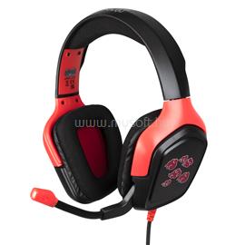 KONIX Akatsuki Jack 3.5 mm vezetékes gamer headset (fekete/piros) KX-GH-CLOUD-BK small