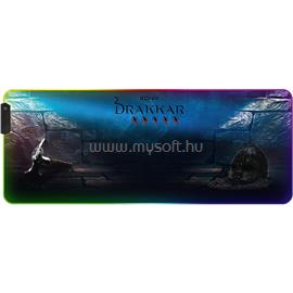KONIX DRAKKAR PC Hetland XL Gaming Egérpad 800x300mm, Színes RGB LED KX-DKP-XL-HET-PC small