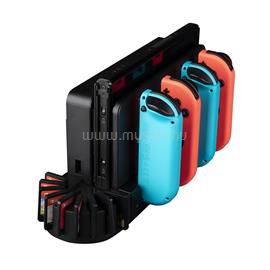 KONIX KX-MY-NS-SPC MYTHICS Nintendo Switch Konzol hűtő + Töltőállomás + Játék tartó, Fekete KX-MY-NS-SPC small