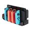 KONIX KX-MY-NS-SPC MYTHICS Nintendo Switch Konzol hűtő + Töltőállomás + Játék tartó, Fekete KX-MY-NS-SPC small