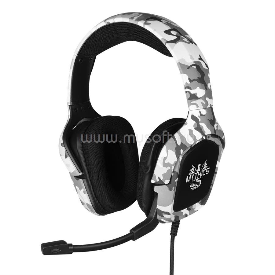 KONIX MYTHICS Ares Camo Jack 3.5 mm vezetékes gamer headset
