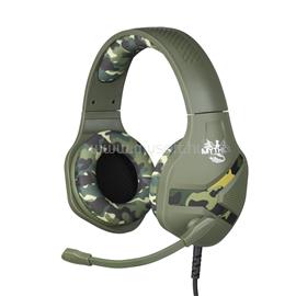 KONIX MYTHICS Nemesis Camo vezetékes Gaming headset (zöldterepmintás) KX-GH-NMS-CAMO small
