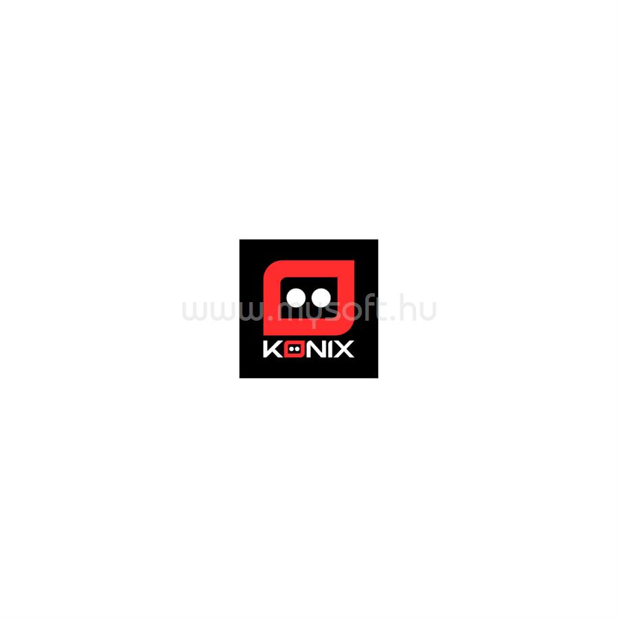 KONIX MYTHICS Nintendo Switch/PC vezetékes kontroller (fekete)