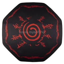 KONIX NARUTO "Symbol" Gaming Szőnyeg kör alakú 1000x1000mm, Fekete-Piros KX-NAR-FMAT-SYMB small