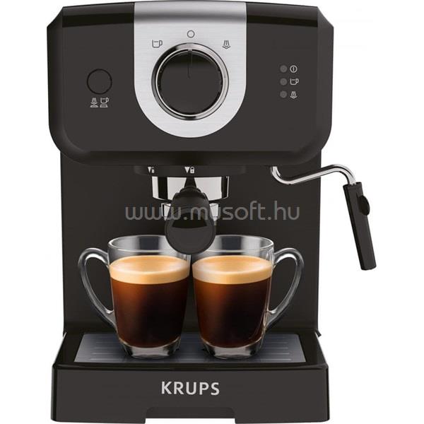 KRUPS XP320830 Espresso Steam & Pump Opio fekete karos eszpresszó kávéfőző