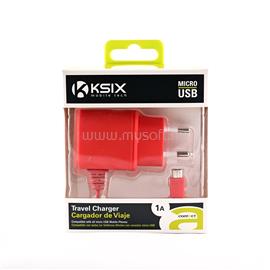 KSIX Fali töltő micro USB-vel; 1A - korall KSIX_B1740CD02C small