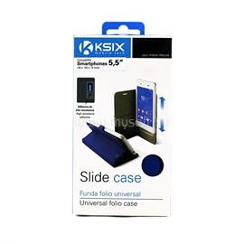 KSIX mobiltelefon tok 5.5 colos telefonokhoz, kék KSIXBXFU13T5.5AZ small