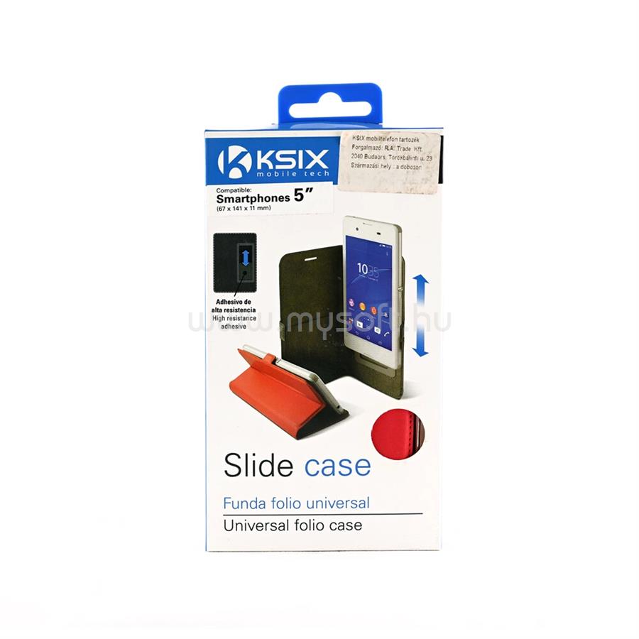 KSIX telefon tok 5 colos telefonokhoz piros