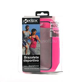 KSIX Telefontartó karpánt 5,7-ig - pink KSIX_BXFBRL02R small