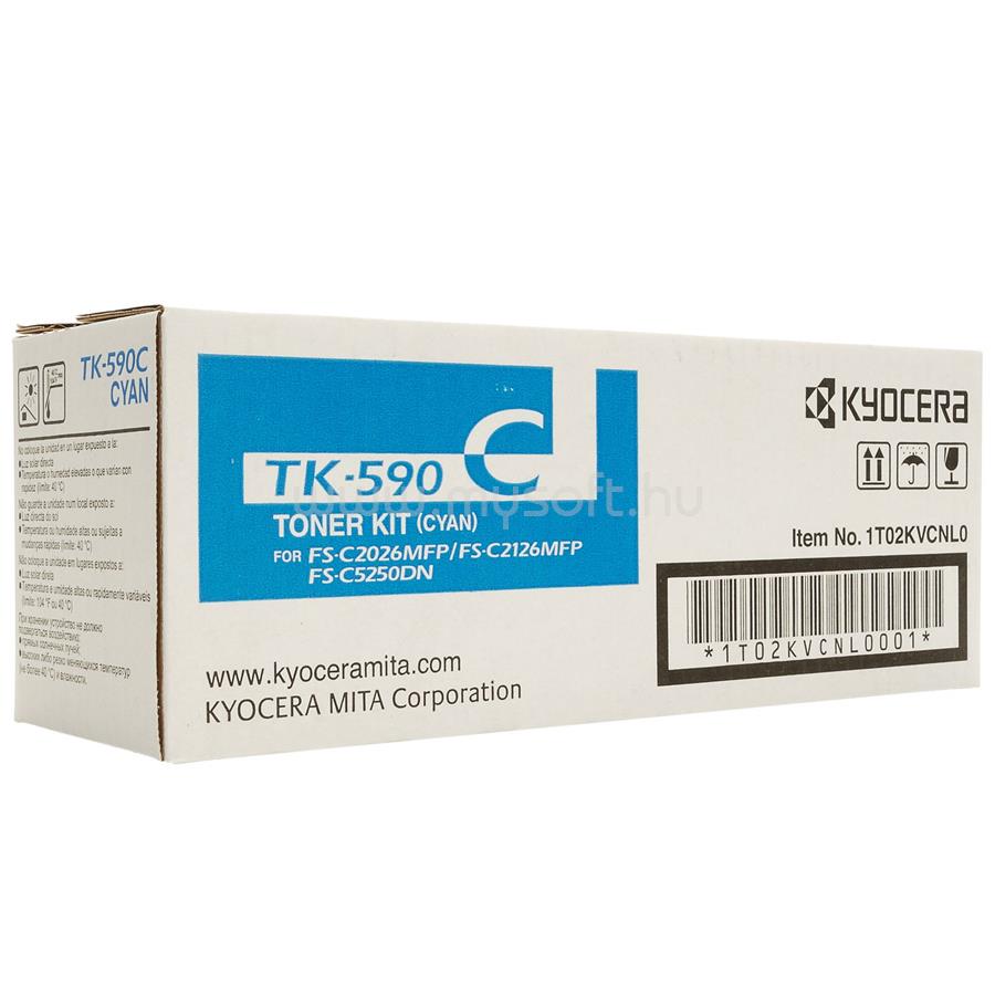 KYOCERA TK-590 kék eredeti toner