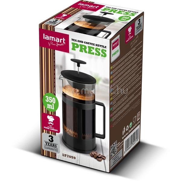 LAMART LT7059 KÁVÉFŐZŐ 0,35L FRENCHPRESS