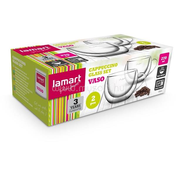 LAMART LT9012 Cappuccino pohár szett VASO (2db)