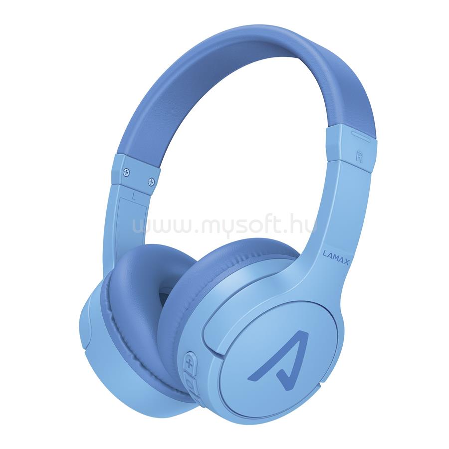 LAMAX BaseKid1 blue Gyerek Bluetooth fejhallgató (kék)