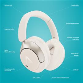 LAMAX HighComfort2 ANC aktív zajszűrős Bluetooth fejhallgató (fehér) LXOHMHIGC2AWA small