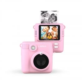 LAMAX InstaKid1 Instant hőpapíros fényképezőgép (rózsaszín) LXKCMIK1NNNPA small