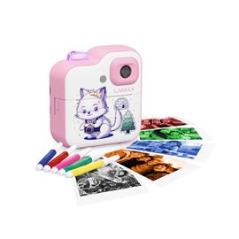 LAMAX InstaKid2 Pro Pink Hőpapíros gyerek fényképező Violet 8596687002304 small