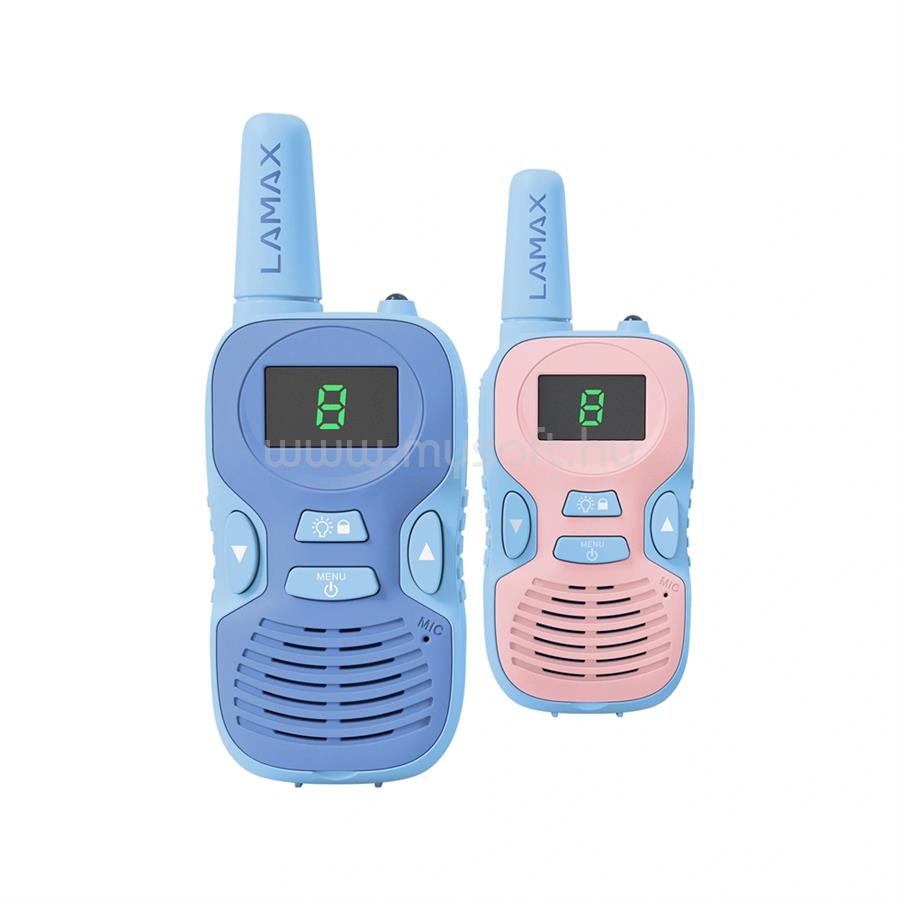 LAMAX TalkieKid1 walkie talkie (kék/rózsaszín)