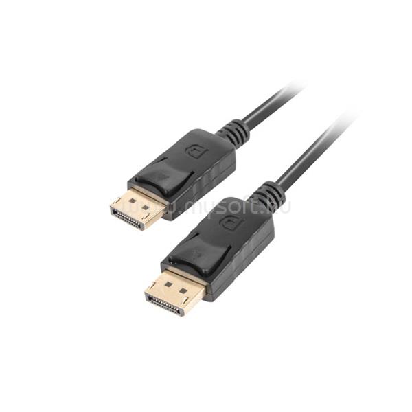 LANBERG 1,8m DisplayPort 4K apa - apa fekete kábel