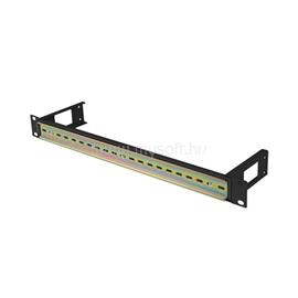 LANBERG 19" 1U DIN sín panel (fekete) AK-1801-B small