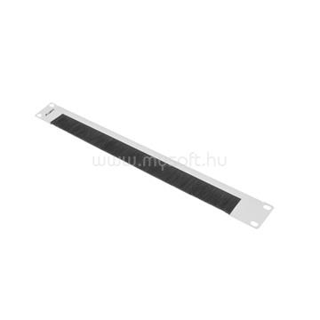 LANBERG 19" 1U fésűs panel, egyoldalas (szürke)