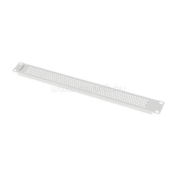 LANBERG 19" 1U perforált takaró panel, szürke