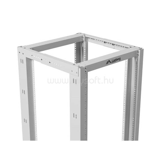 LANBERG 19" 27U 600x800 szabadon álló rack keret, szürke