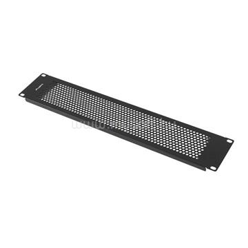 LANBERG 19" 2U perforált takaró panel (fekete)