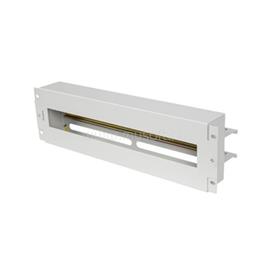 LANBERG 19" 3U biztosíték panel DIN sínnel, szürke AK-VDP103-S small