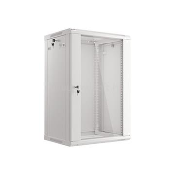 LANBERG 19" fali rack szekrény 18U/600X450 lapraszerelt, szürke V2