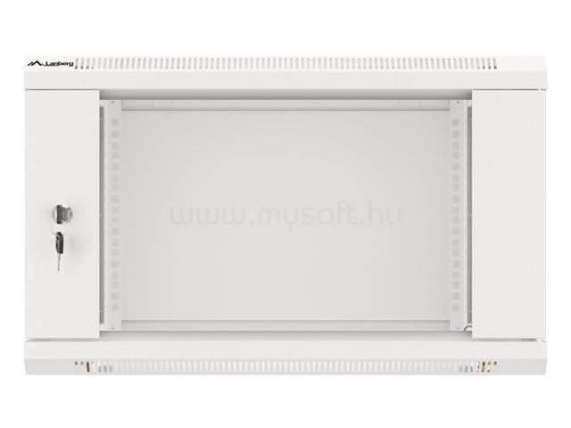 LANBERG 19" fali rack szekrény 6U/600X450 lapraszerelt V2 (szürke)