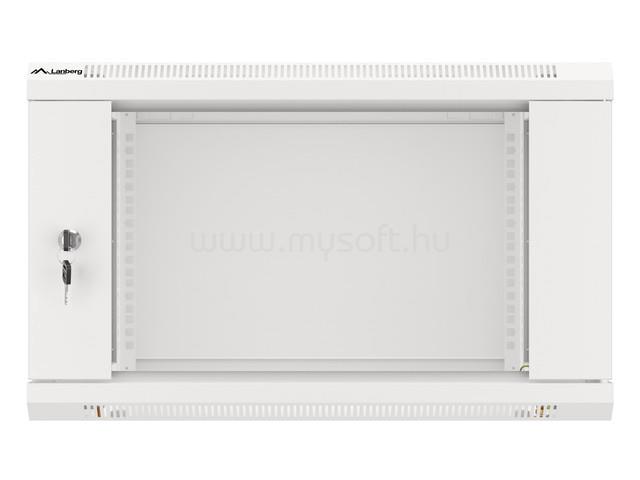 LANBERG 19" fali rack szekrény 6U/600X450 lapraszerelt V2 (szürke)