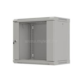 LANBERG 19" fali rack szekrény 9U/540X350 üvegajtó, lapraszerelt, szürke WF03-5309-10S small
