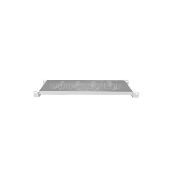 LANBERG 19" fix polc/tálca 1U/483x500mm 25kg maximum terhelhetőség (szürke)