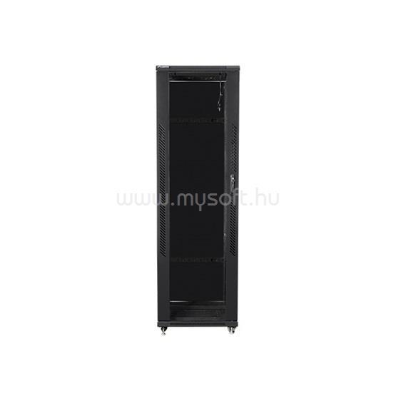 LANBERG 19" szabadon álló rack szekrény 42U/600X600 lapraszerelt (fekete)