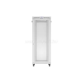 LANBERG 19" szabadon álló rack szekrény 42U/800X1000 perforált ajtó, lapraszerelt, LCD kijelző (szürke) FF01-8042-23SL small